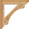 Ekena Millwork Legacy Slat Rough Sawn Bracket, Western Red Cedar, 4"W x 28"D x 28"H BKT04X28X28LEC06RWR - alternate 2